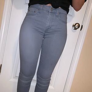 Grey American eagle jeans